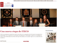 Tablet Screenshot of iteco-uah.org